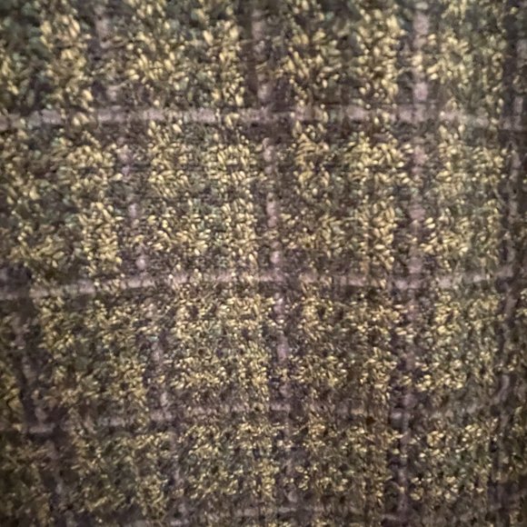 Navy/grey Subtle Plaid Skirt, size 14 - Picture 4 of 4